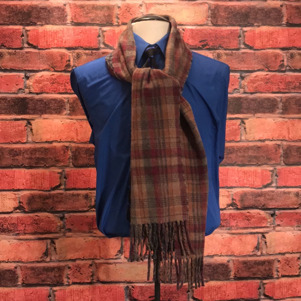 Polo by Ralph Lauren Men's Reversible Wool Scarf - Picture 7 of 16